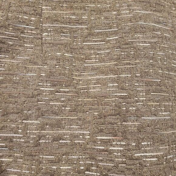 Michael Kors Metallic Short Skirt Size 12 Gold, Tan and Brown - Picture 3 of 7